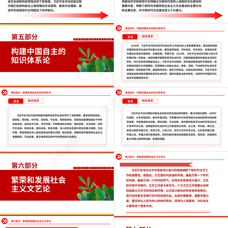 2023深刻掌握习近平文化思想的丰富性内涵ppt红色创意深入学习习近平文化思想党支部党群学习培训课件