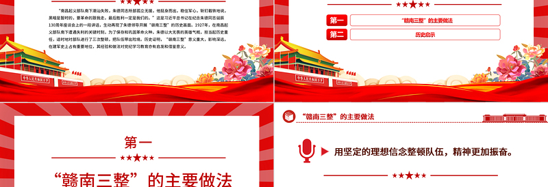 党政风“赣南三整”中的纪律建设PPT党史党纪学习教育党课课件