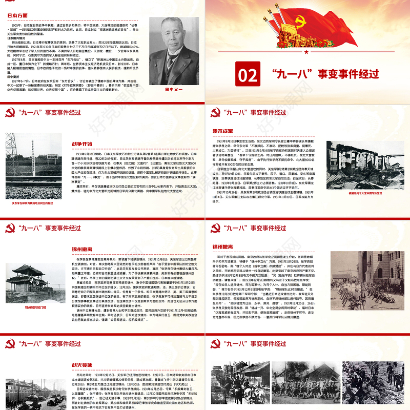 2021九一八事变90周年纪念日PPT红色铭记历史勿忘国耻真爱和平爱国主义教育党课课件