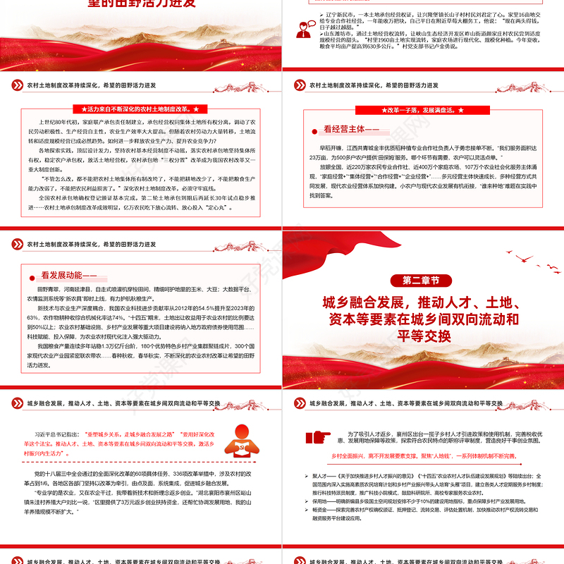 大气精美阔步迈向农业强国新思想引领新时代改革开放党课PPT课件