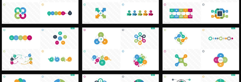 创意纯手工绘制可编辑PPT图形图标-含多个ppt元素