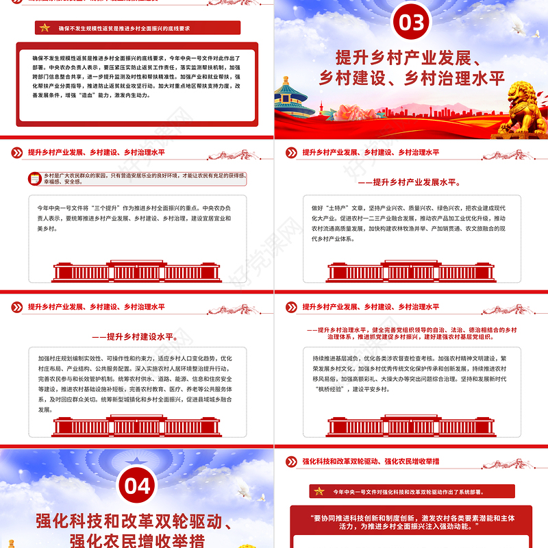 2024中央一号文件关于学习运用千村示范万村整治工程经验有力有效推进乡村全面振兴的意见要点解读党课PPT课件