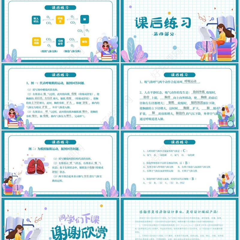 七年级生物发生在肺内的气体交换PPT课件