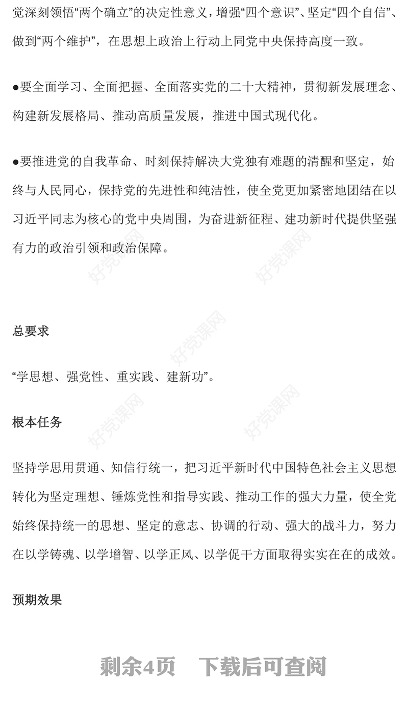 2023如何开展好主题教育PPT简洁实用学习贯彻习近平新时代中国特色社会主义思想主题教育专题党课(讲稿)