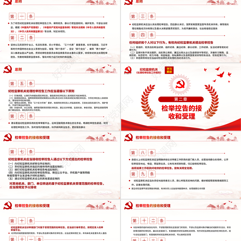 原创纪检监察机关处理检举控告工作规则解读ppt