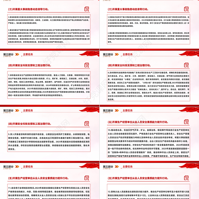 大气精美安全生产治本攻坚三年行动方案（2024--2026）PPT课件下载