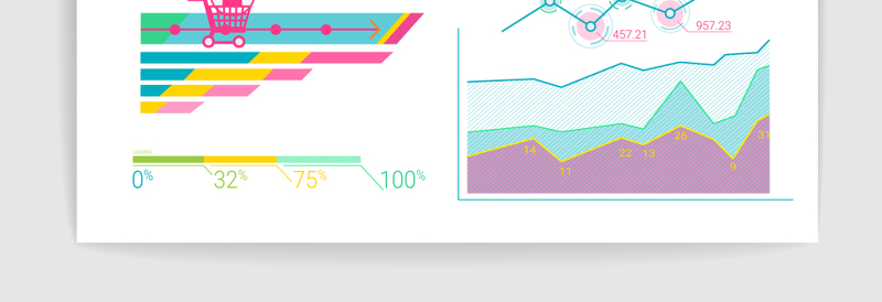 行业数据分析图表ppt素材