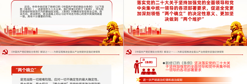 2024解读新修订条例《中国共产党纪律处分条例》PPT下载