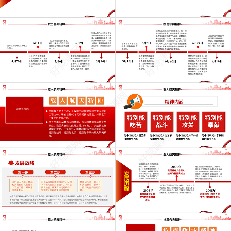 中国精神谱系PPT党政风改革开放和社会主义现代化建设时期传承百年精神谱系凝聚奋进力量党课课件