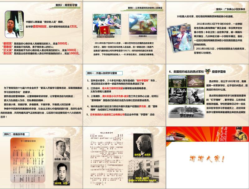 学习雷锋精神党课PPT课件