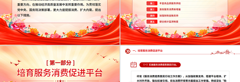《关于扩大服务消费的若干政策措施》全文PPT课件下载