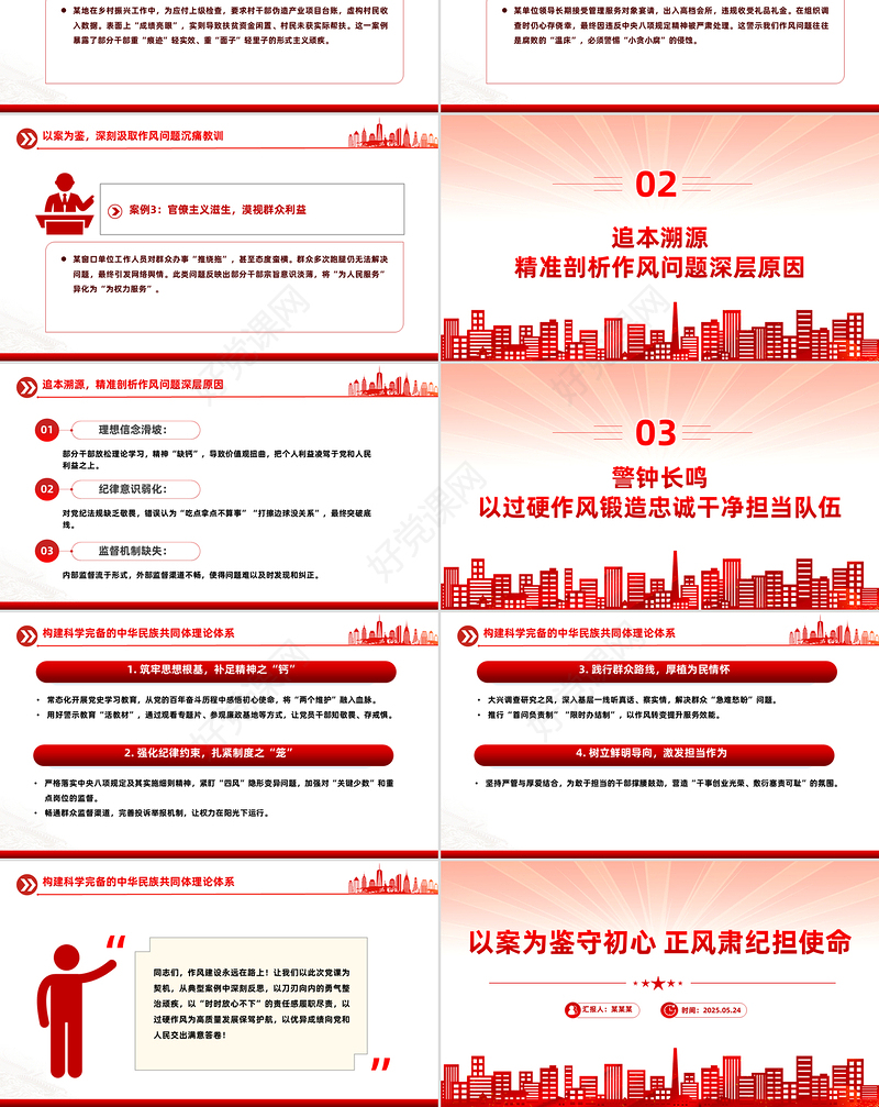 2025以案为鉴守初心正风肃纪担使命PPT作风建设微党课