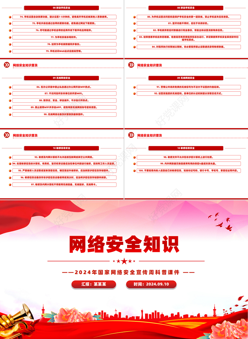 2024网络安全知识PPT国家网络安全宣传周宣讲课件