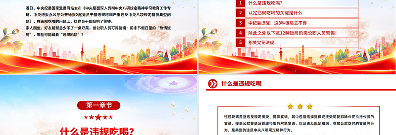 2025党员干部严禁参与的20类违规吃喝情形PPT课件