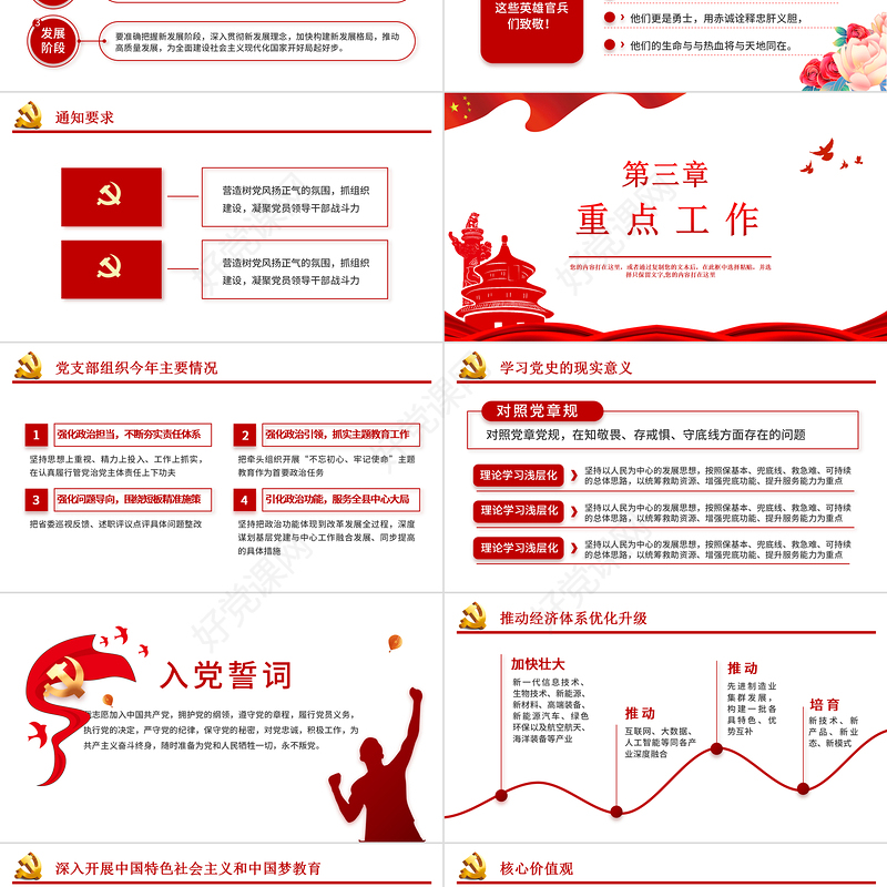 廉政建设和反腐斗争年终总结PPT红色党政风反腐倡廉专题党课课件