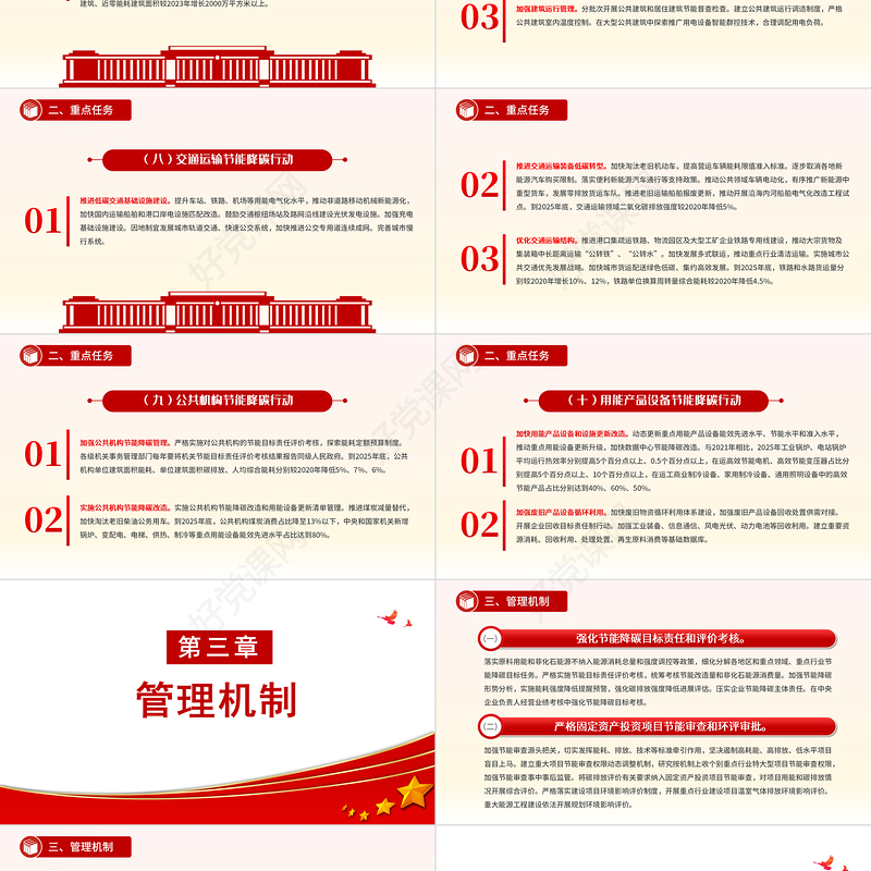 绿色发展主题PPT2024—2025年节能降碳行动方案课件