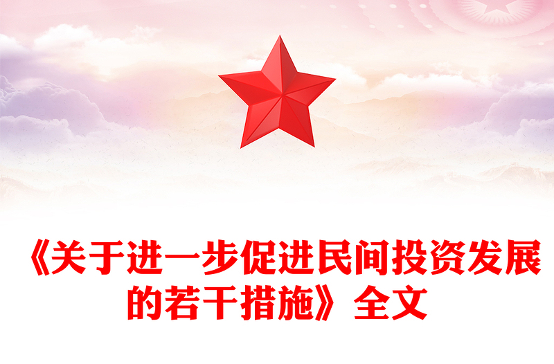 2025《关于进一步促进民间投资发展的若干措施》PPT课件(讲稿)