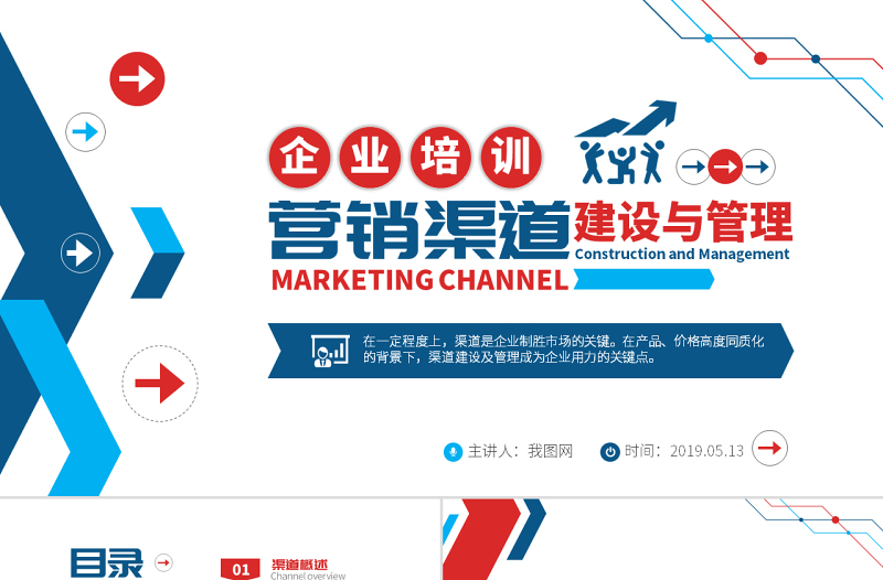 原创营销市场渠道建设与管理企业职场培训PPT-版权可商用