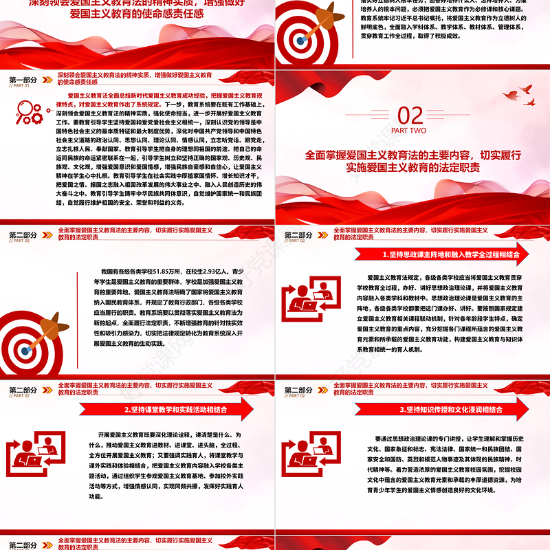 加强爱国主义教育培养新时代新朝阳ppt红色党政传承和弘扬爱国主义精神高校党组织党支部专题党课教育课件