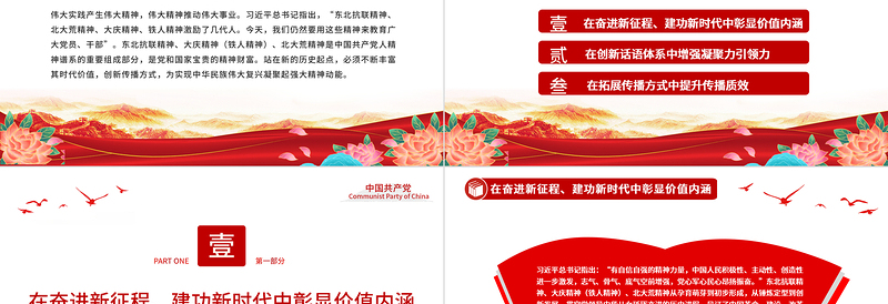 2022让自信自强的精神力量直抵人心PPT大气党建风党员干部学习教育专题党课党建课件