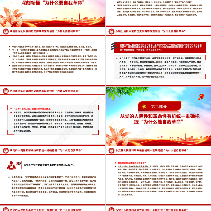 深刻把握落实习近平关于党的自我革命的重要思想PPT党政风新时代推进全面从严治党的根本遵循课件