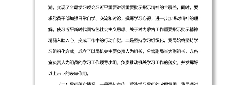 关于贯彻落实习近平总书记重要讲话重要批示指示精神的自查报告