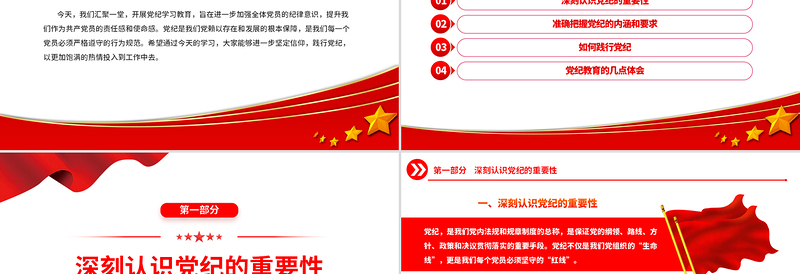 2024坚定信仰践行党纪PPT党政风党纪学习教育微党课