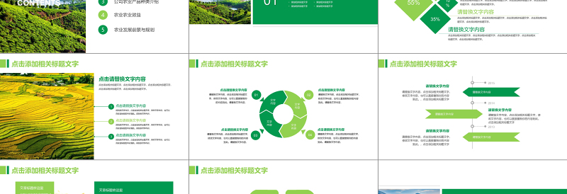 农业招商农产品宣传PPT模板