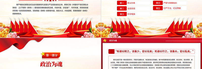 2024党纪学习教育PPT把握《中国共产党纪律处分条例》的鲜明特点党课课件