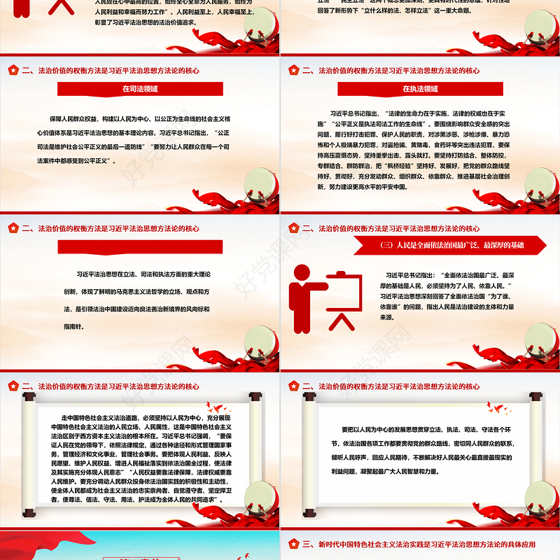 深刻把握习近平法治思想的方法论要义ppt全面推进依法治国基层党组织党员干部专题党课学习课件