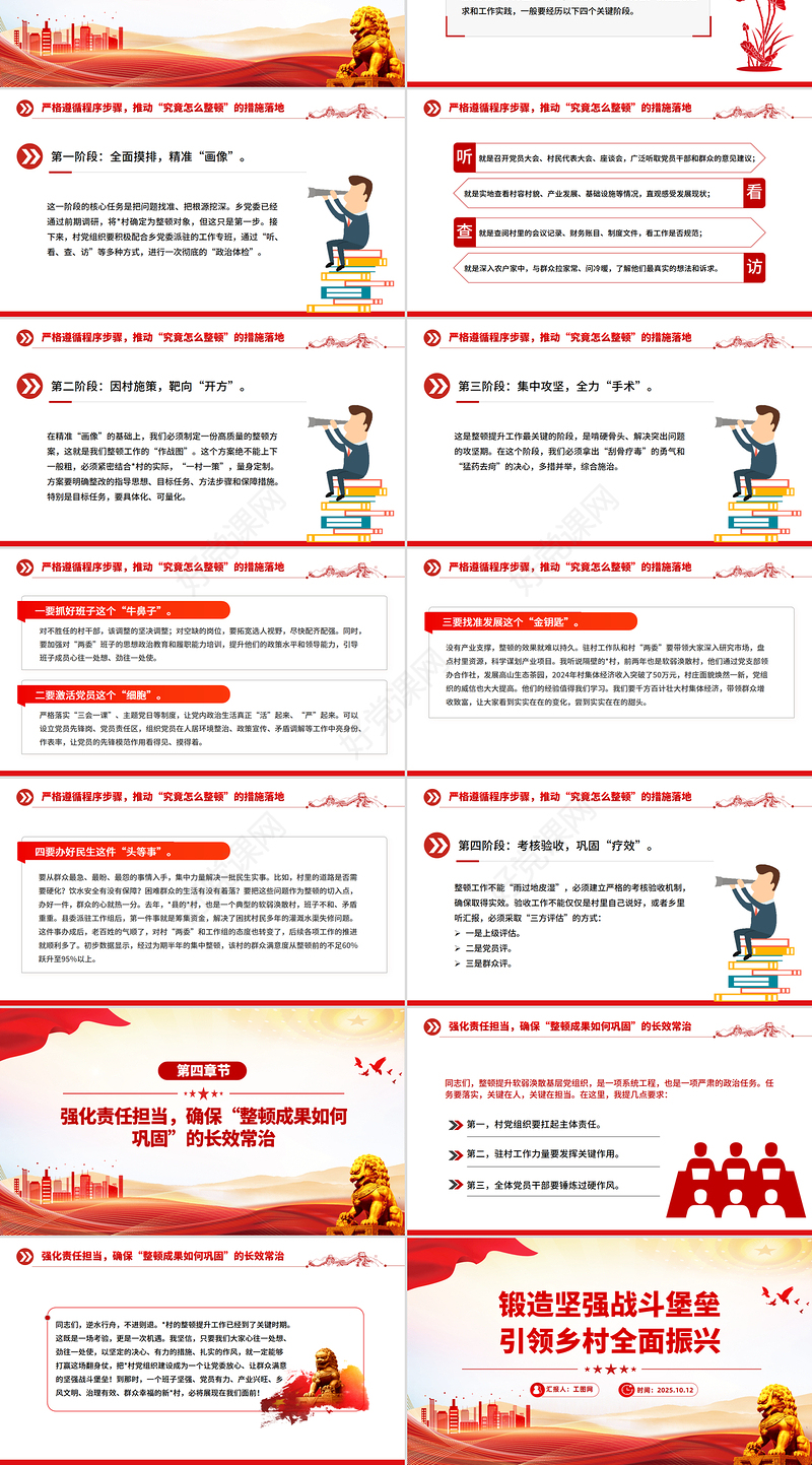 2025锻造坚强战斗堡垒引领乡村全面振兴PPT农村基层党组织党课下载