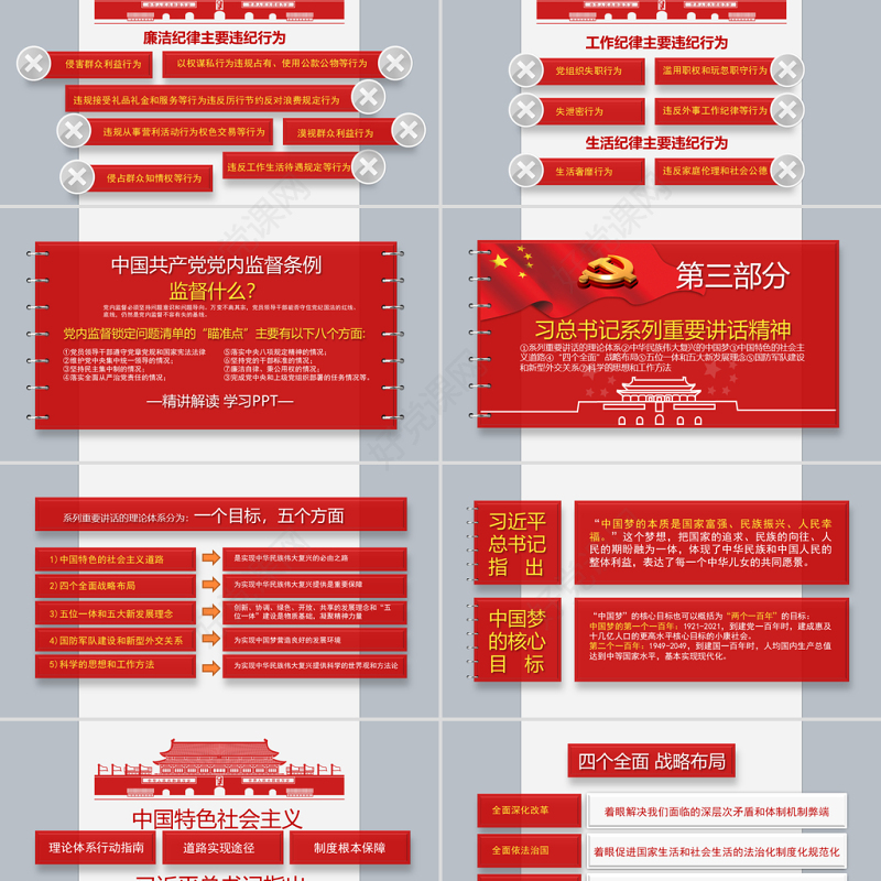 精品90页党课党员应知应会两学一做PPT