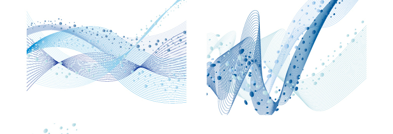 PPT素材海报杂志背景元素科技线条点状图-含多个ppt元素