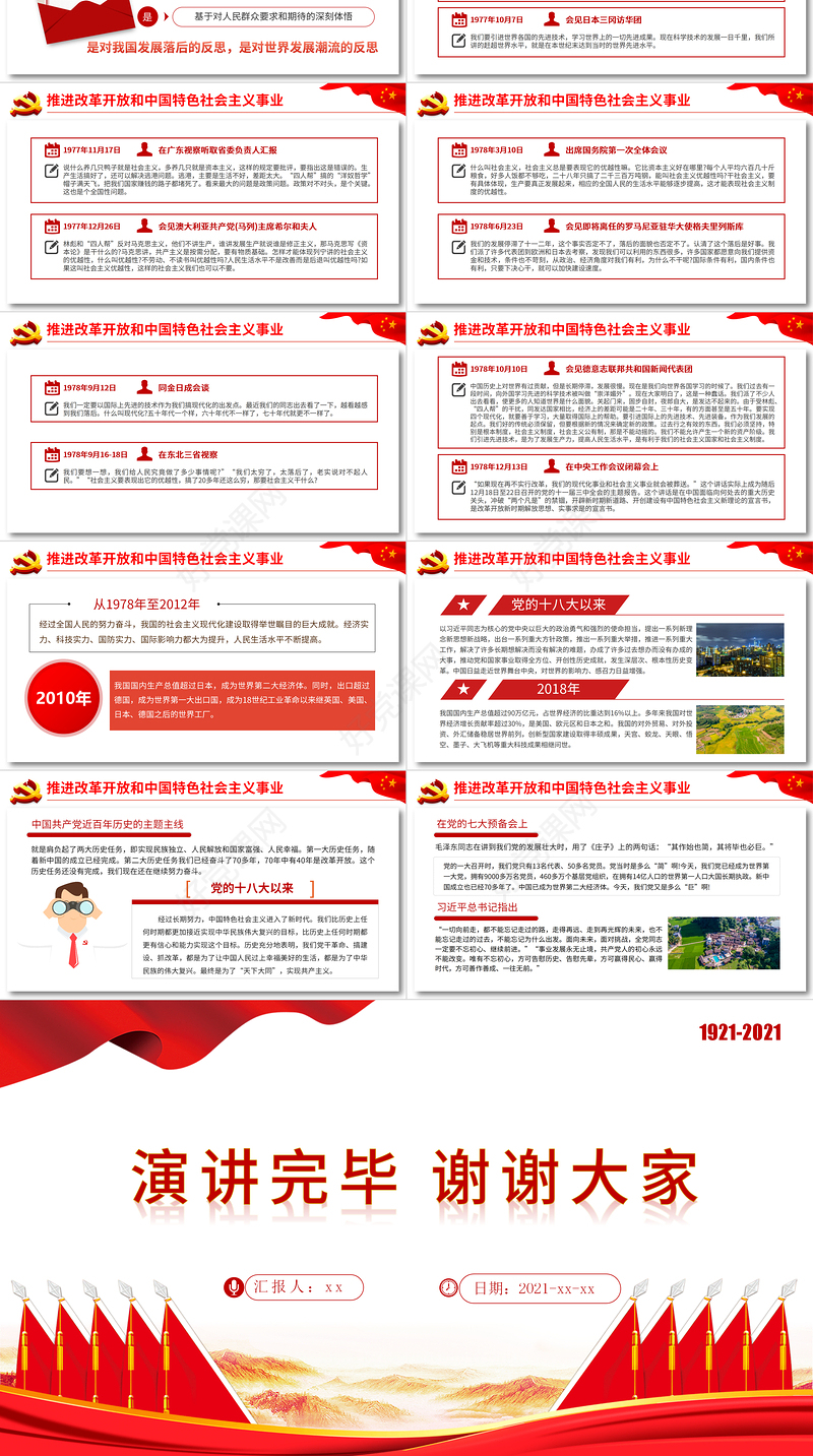 2021百年党史之民族复兴三大里程碑PPT热烈庆祝中国共产党成立100周年专题党课课件