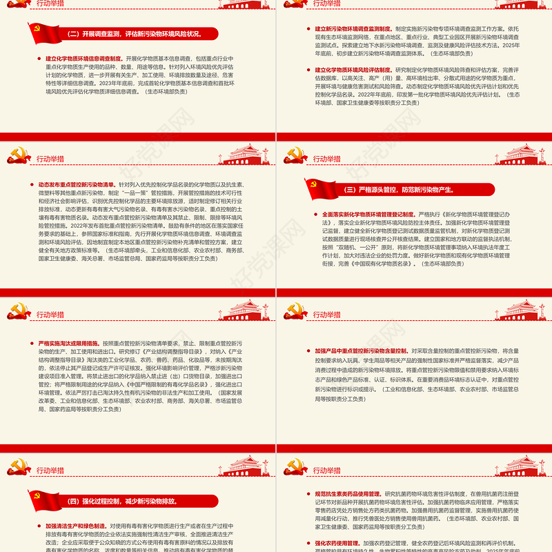 关于印发新污染物治理行动方案的通知PPT专题课件