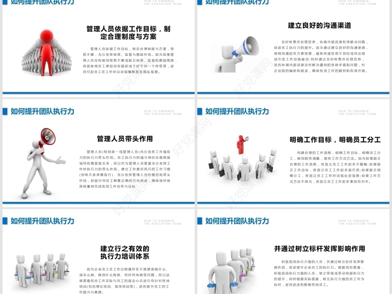 蓝色人物团队建设与管理