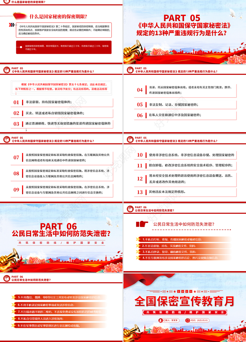 2025年全国保密宣传教育月共筑保密防线维护国家安全课件PPT下载