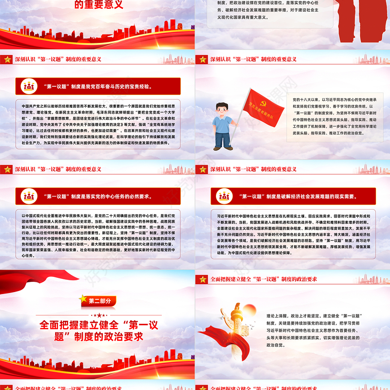 健全并严格执行“第一议题”制度PPT党政风深刻认识“第一议题”制度的重要意义课件