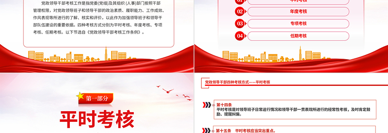 党政领导干部考核PPT大气简洁党的基层组织建设辅导课件