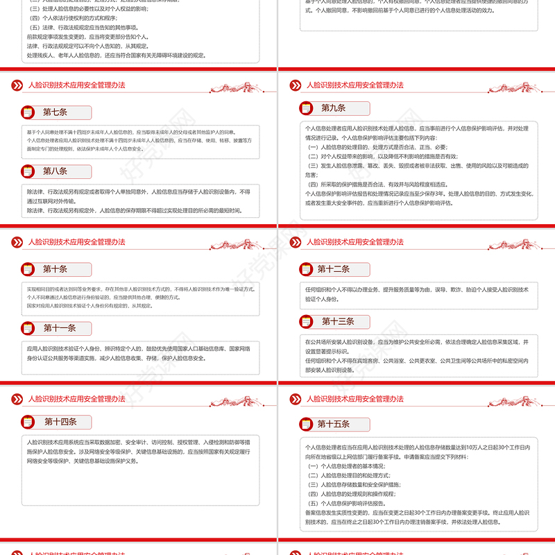 2025《人脸识别技术应用安全管理办法》PPT课件