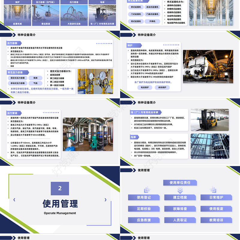 2023特种设备培训PPT商务风特种设备使用管理检验检测培训课件模板下载