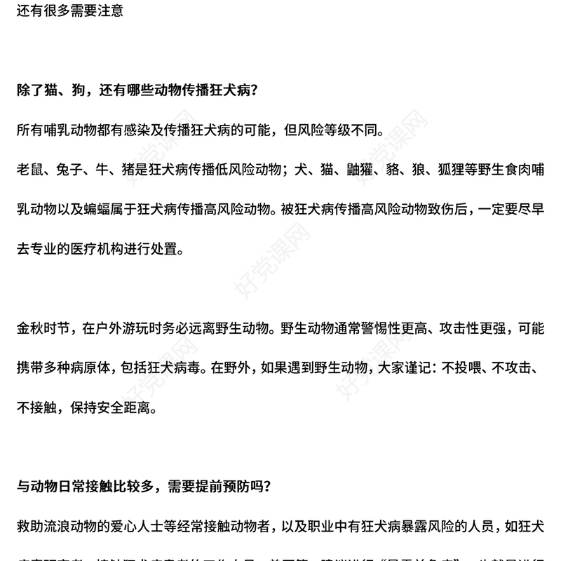 简洁大气世界狂犬病日宣传活动进社区PPT课件下载(讲稿)