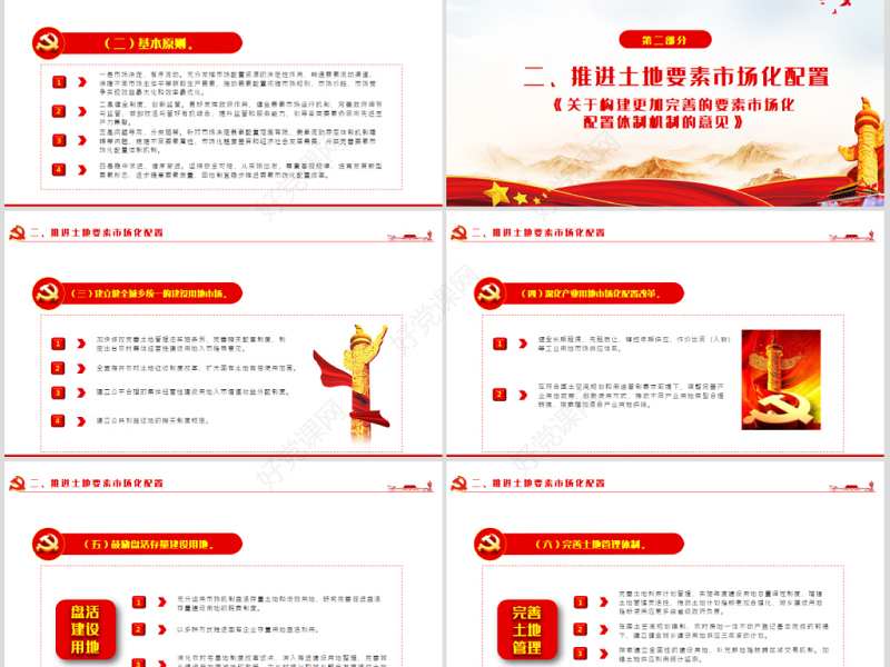 原创学习解读中共中央国务院关于构建更加完善的要素市场化配置体制机制的意见ppt