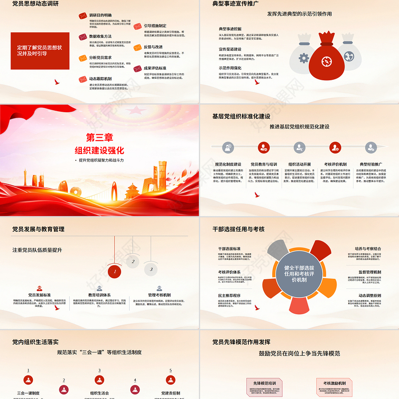 2025质监局党建工作总结汇报PPT模板下载