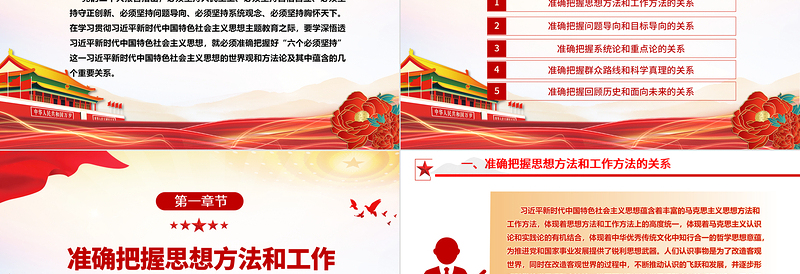 掌握习近平新时代思想的世界观和方法论等所蕴含的重要关系ppt党政风学习贯彻习近平新时代中国特色社会主义思想主题教育党员专题教育课件
