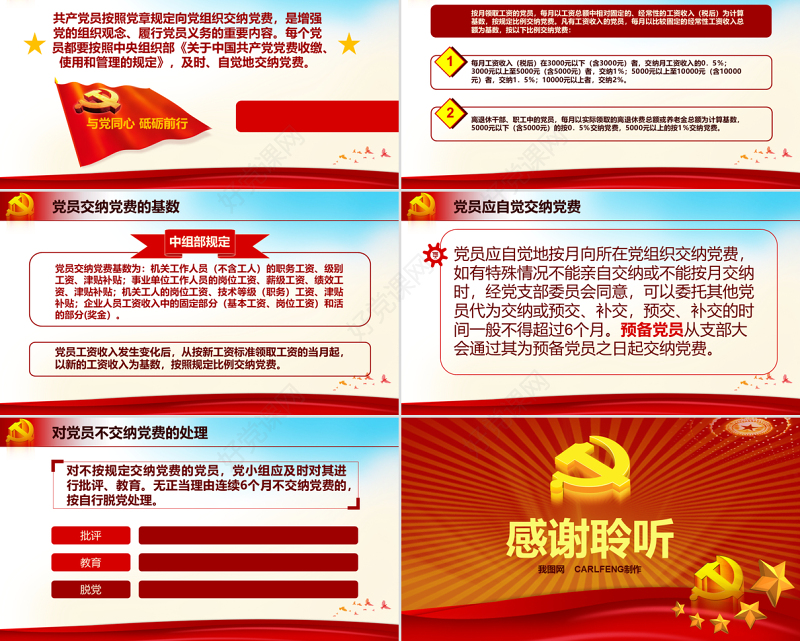 原创基层党建工作制度建设党课学习培训PPT