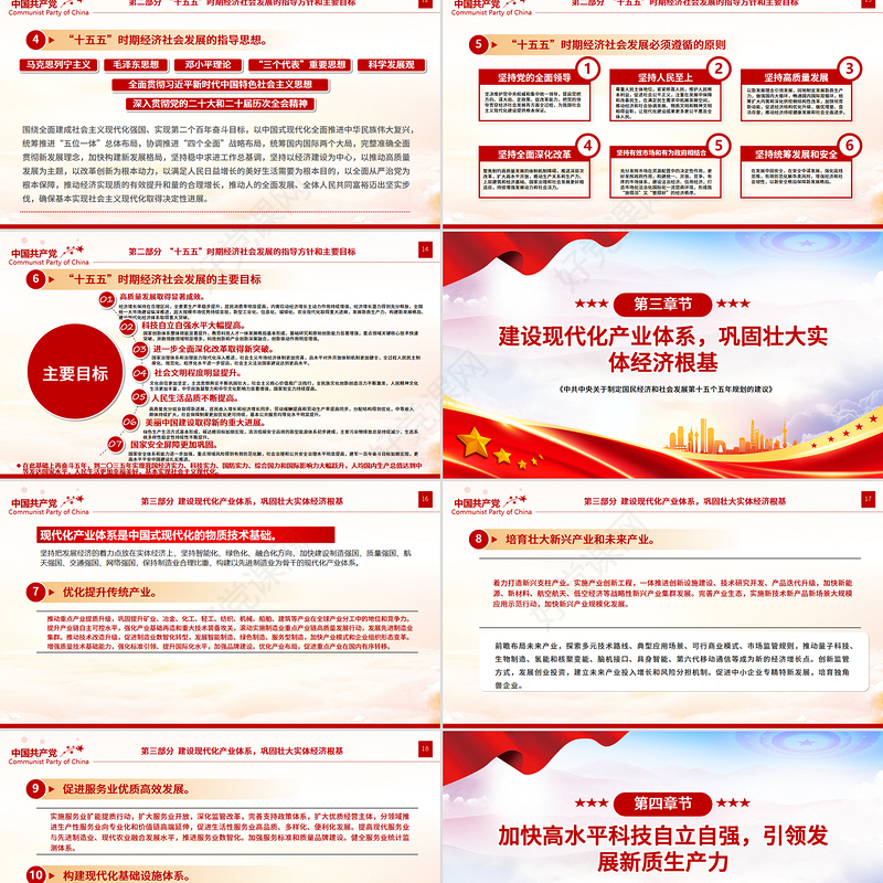 《中共中央关于制定国民经济和社会发展第十五个五年规划的建议》全文PPT党课