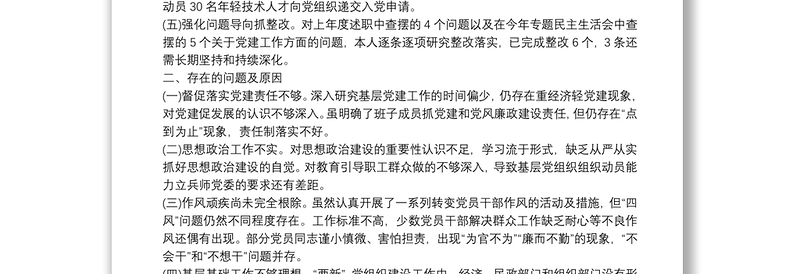 20xx年度党委书记抓基层党建工作述职报告