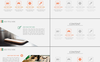 简约扁平化教育培训课件动态PPT模板