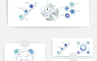 统计数据图表元素素材